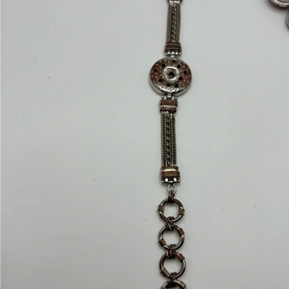 Ginger Snaps, Silver Tone Multi-Color Snap Charm BraceletW/5 Charms Size 71/2” - Picture 15 of 16